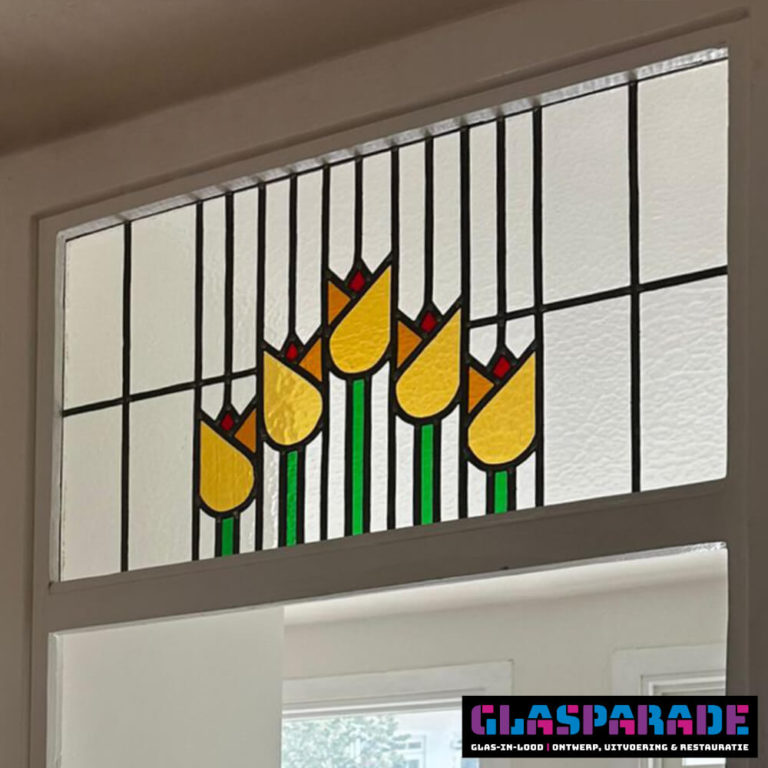 nieuw glas-in-lood ontwerp